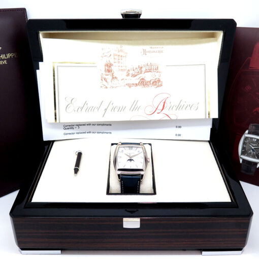 Patek Philippe 5135G Gondolo Calendario 18K White Gold with Silver Dial - Image 2