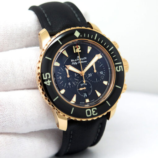 Blancpain Fifty Fathoms 18K Rose Gold Chronograph Flyback Automatic