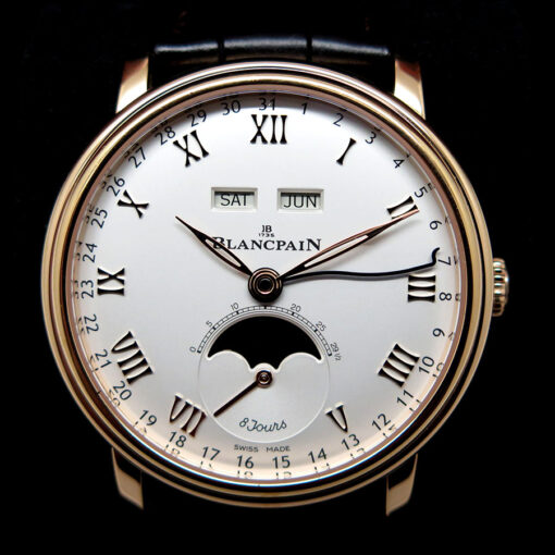Blancpain Villeret Quantième Complete Calendar 18K Rose Gold - Image 3