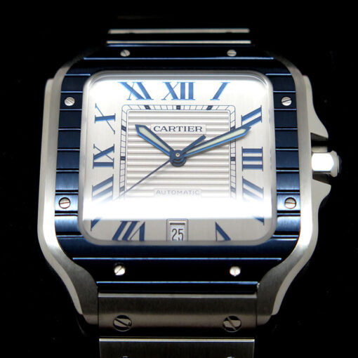 Cartier WSSA0047 Santos de Cartier Large Blue PVD - Image 4