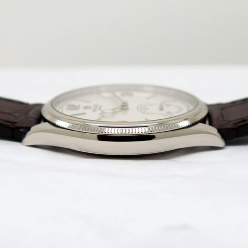 Rolex 52509 Perpetual 1908 with White Dial 18K White Gold - Image 6