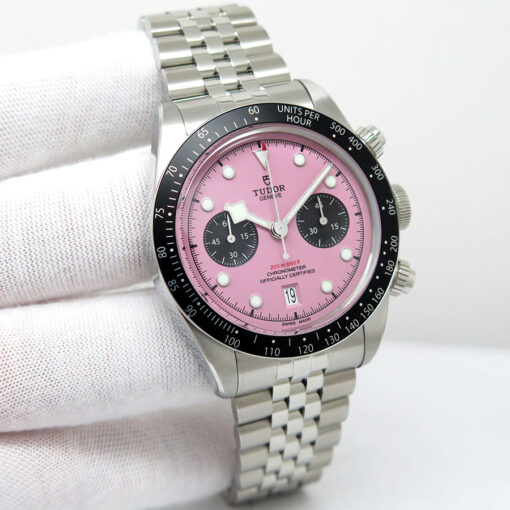 Tudor 79360N Black Bay Chronograph with Pink Dial