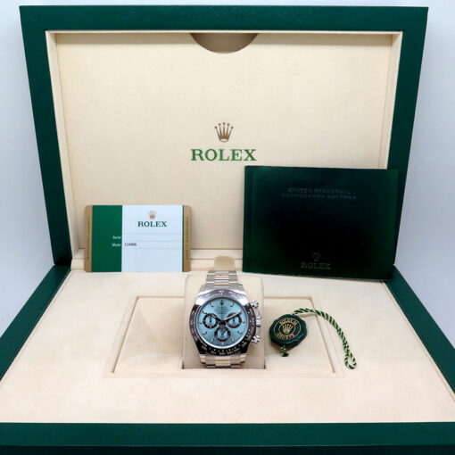 Rolex 116506 Cosmograph Daytona Platinum with Ice Blue Dial - Image 2