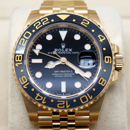 Rolex 126718GRNR GMT Master II 18K Yellow Gold on Jubilee - Image 3