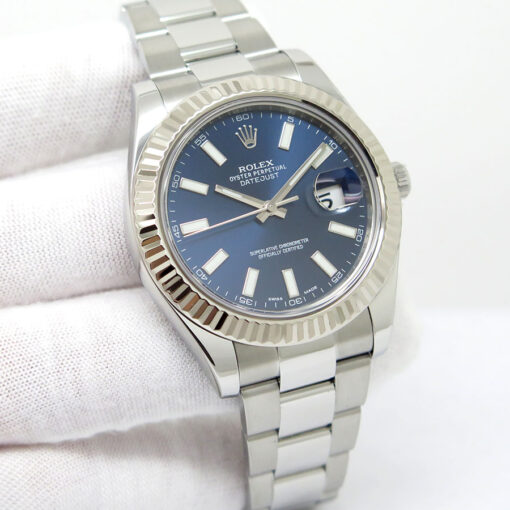 Rolex 116334 Datejust II with Blue Stick Dial on Oyster