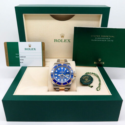 Rolex 116613LB Submariner 18K/SS Blue Dial - Image 2
