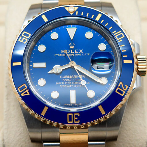 Rolex 116613LB Submariner 18K/SS Blue Dial - Image 3