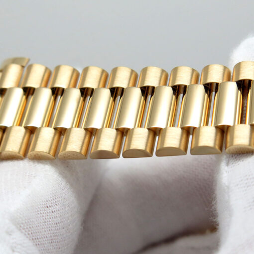 Rolex 228238 Day Date 40 18K Yellow Gold with Green Roman Dial - Image 8