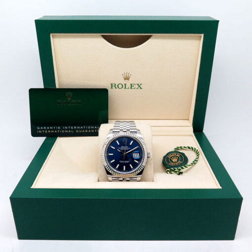 Rolex 126334 Datejust 41 with Blue Stick Dial on Jubilee - Image 2