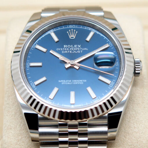 Rolex 126334 Datejust 41 with Blue Stick Dial on Jubilee - Image 3