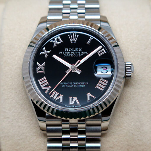 Rolex 278274 Datejust with Black Roman Dial on Jubilee - Image 3