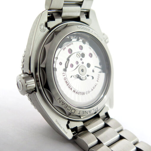 Omega Seamaster 600m Planet Ocean with White Dial and Orange Bezel - Image 5