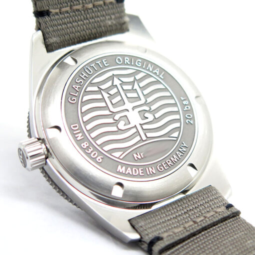 Glashutte SeaQ Original Automatic with Blue Dial on Strap - Image 4
