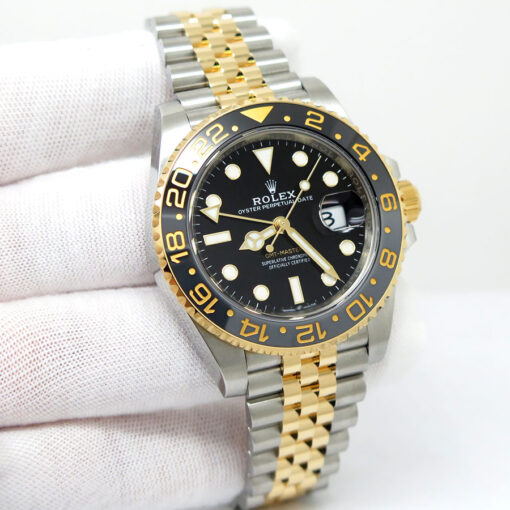 Rolex 126713GRNR GMT Master II 18K/SS on Jubilee