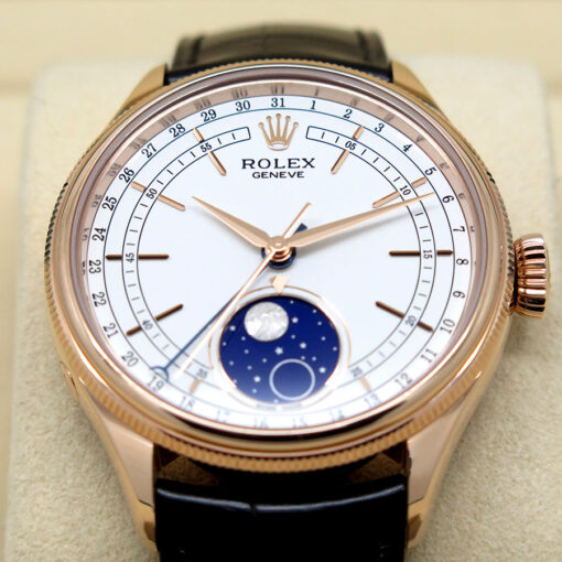 Rolex 50535 Cellini Moonphase 18K Rose Gold - Image 4