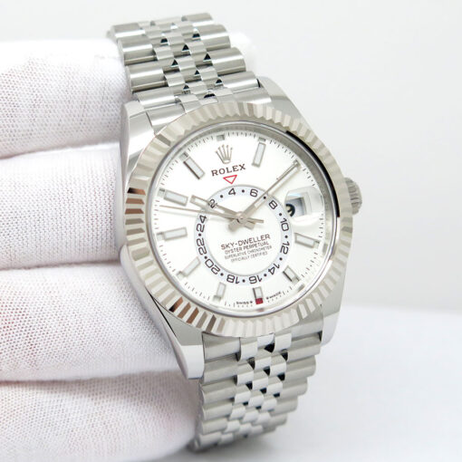 Rolex 336934 Skydweller with White Dial on Jubilee
