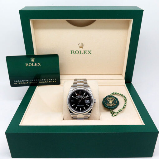 Rolex 126200 Datejust with Black Stick Dial on Oyster - Image 2