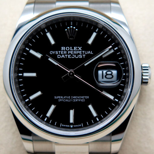 Rolex 126200 Datejust with Black Stick Dial on Oyster - Image 3