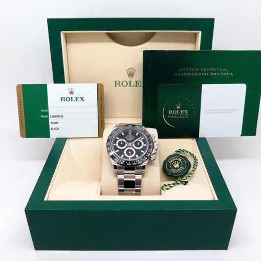 Rolex 116500LN Cosmograph Daytona with Black Dial - Image 2