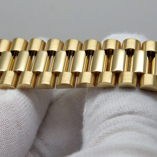 Rolex 118238 Day Date 18K Yellow Gold with Champagne Rolex Motif Diamond Dial - Image 8