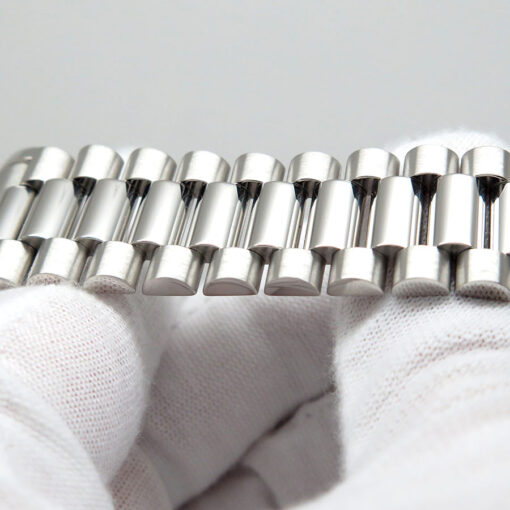 Rolex 218206 Day Date II Platinum with Ice Blue Concentric Roman Dial - Image 9