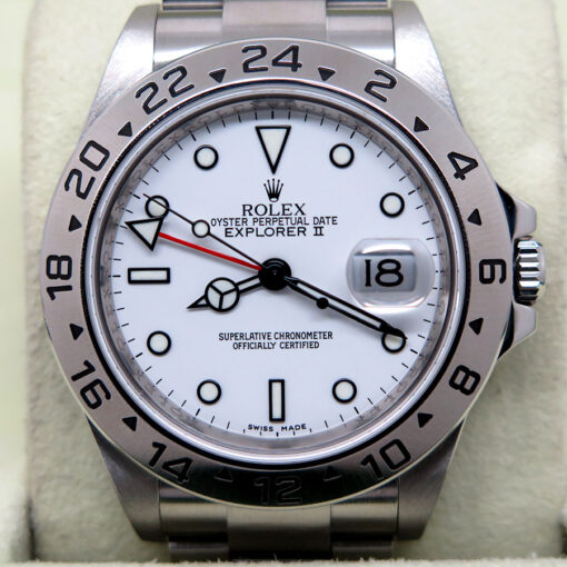 Rolex 16570 Explorer II with White Dial and 3186 Movement - Image 3
