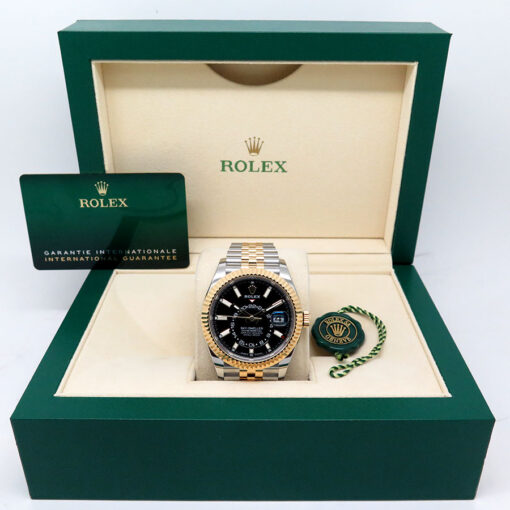 Rolex 336933 Skydweller 18K/SS with Black Dial on Jubilee - Image 2