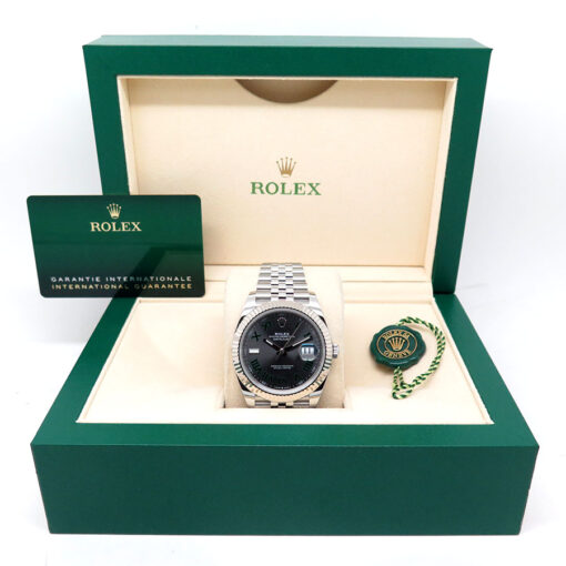 Rolex 126334 Datejust 41 with Slate Roman Dial on Jubilee - Image 2