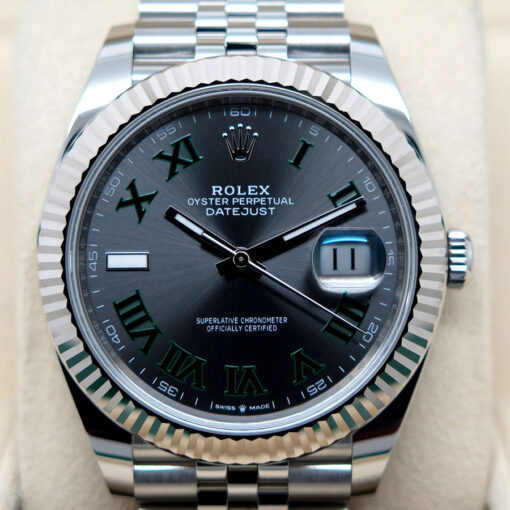 Rolex 126334 Datejust 41 with Slate Roman Dial on Jubilee - Image 3