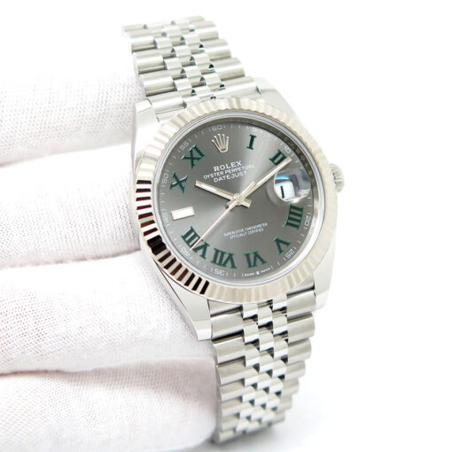 Rolex 126334 Datejust 41 with Slate Roman Dial on Jubilee