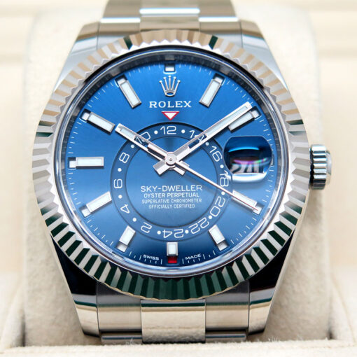 Rolex 326934 Skydweller with Blue Dial on Oyster (New Old Stock) - Image 3