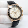 Rolex 116515LN Cosmograph Daytona 18K Rose Gold with Ivory Dial on Leather Strap
