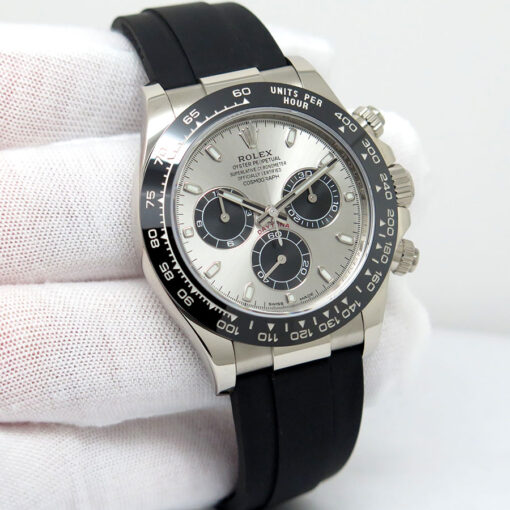 Rolex 116519LN Cosmograph Daytona 18K White Gold with Steel Dial