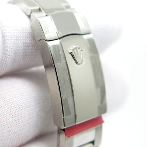 Rolex 126284RBR Datejust 36 with Mother of Pearl Diamond Dial and Diamond Bezel on Oyster - Image 7