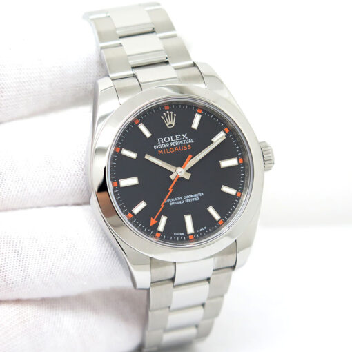 Rolex 116400 Milgauss with Black Dial