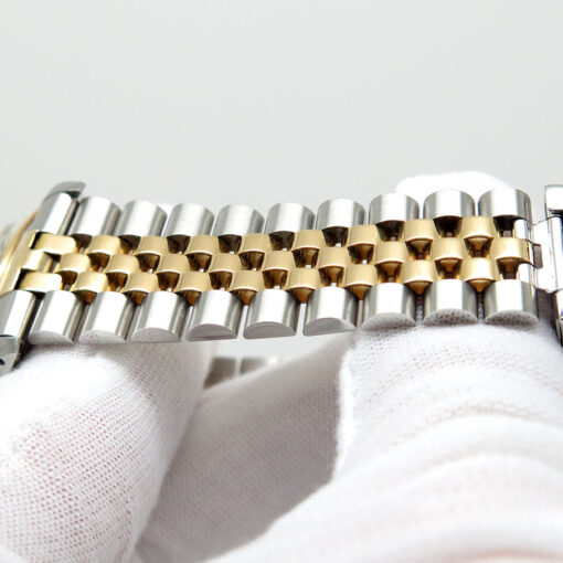 Rolex 16013 Datejust 18K/SS with Champagne Stick Dial on Jubilee - Image 12