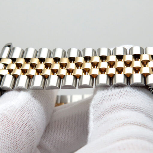 Rolex 16013 Datejust 18K/SS with Champagne Stick Dial on Jubilee - Image 10