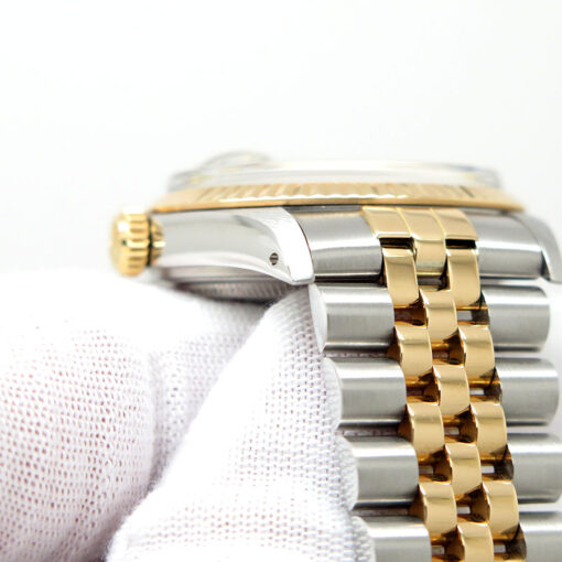 Rolex 16013 Datejust 18K/SS with Champagne Stick Dial on Jubilee - Image 7