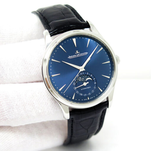 Jaeger LeCoultre Q1368480 Master Ultra Thin Moon with Blue Dial