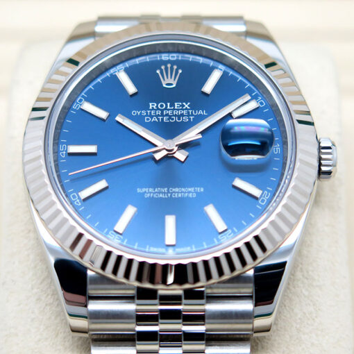 Rolex 126334 Datejust 41 with Blue Stick Dial on Jubilee - Image 3