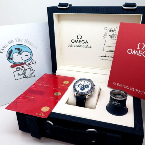 Omega Speedmaster 50th Anniversary Chronograph “Silver Snoopy Award”  (New Old Stock) - Image 2