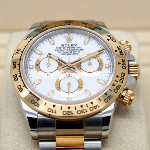Rolex 116503 Cosmograph Daytona 18K/SS with White Dial - Image 3