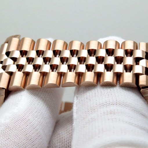 Rolex 336935 Skydweller 18K Rose Gold with Blue-Green Dial on Jubilee - Image 8