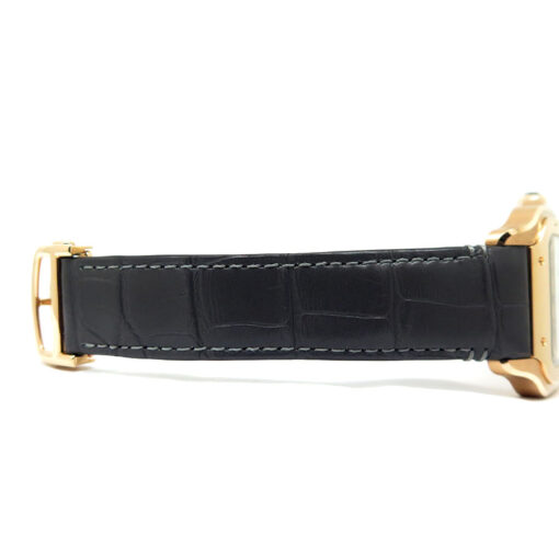Cartier WGSA0019 Santos de Cartier Large 18K Rose Gold on Leather - Image 8