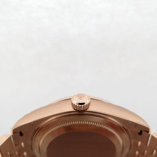 Rolex 336935 Skydweller 18K Rose Gold with Blue-Green Dial on Jubilee - Image 4