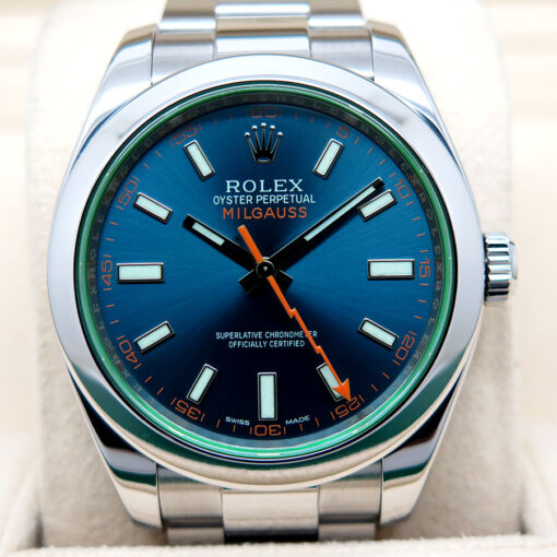 Rolex 116400GV Milgauss with Blue Dial - Image 3