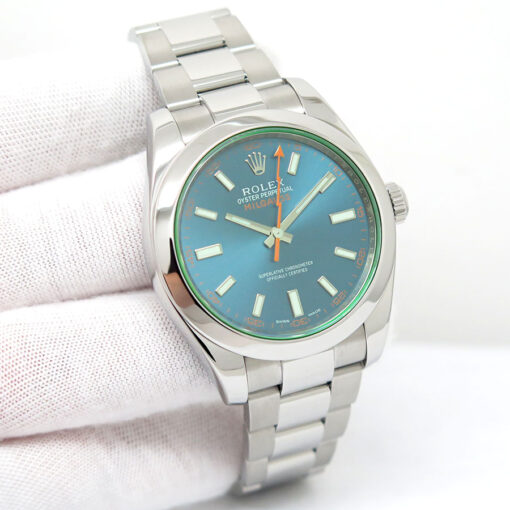 Rolex 116400GV Milgauss with Blue Dial