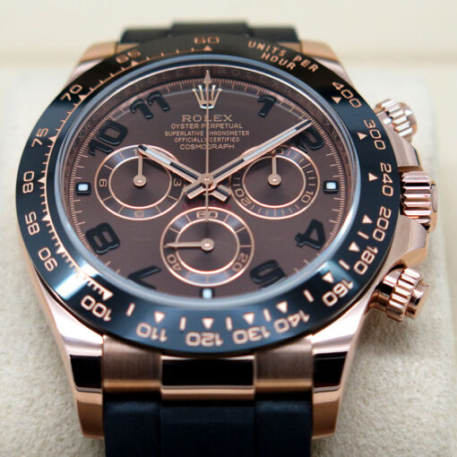 Rolex 116515LN Cosmograph Daytona 18K Rose Gold with Chocolate Arabic Dial - Image 3