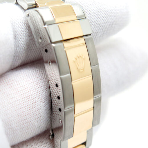 Rolex 16613LB Submariner 18K/SS with Silver Serti Dial - Image 11