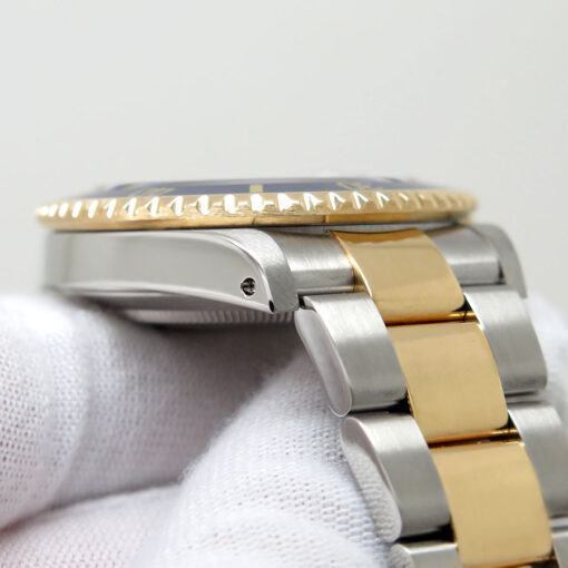 Rolex 16613LB Submariner 18K/SS with Silver Serti Dial - Image 9
